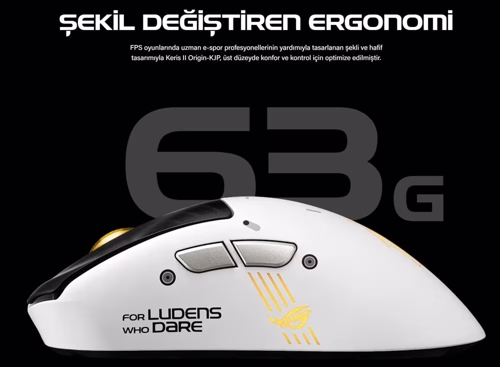 63 gram — FPS ergonomisi