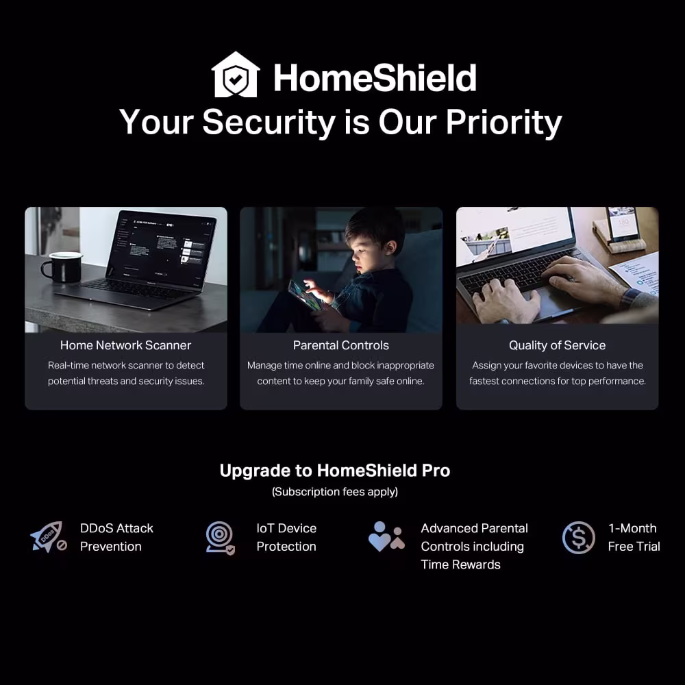 HomeShield · WPA3 · VPN