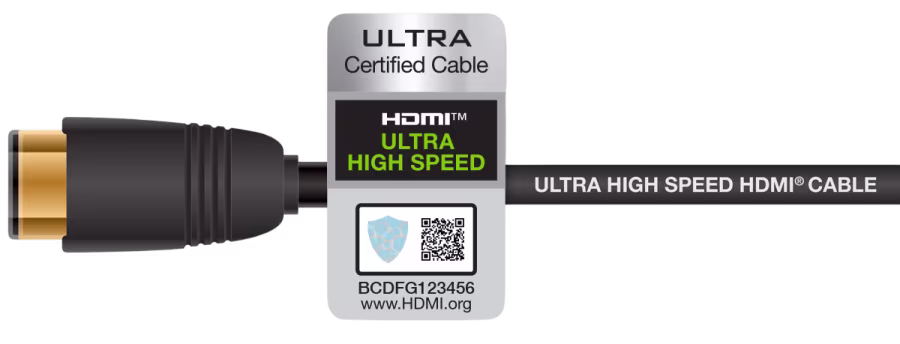 Paugge 7NA8K05PRO Ultra Certified HDMI 2.1 Örgülü Oyuncu Kablosu 0.5 Metre