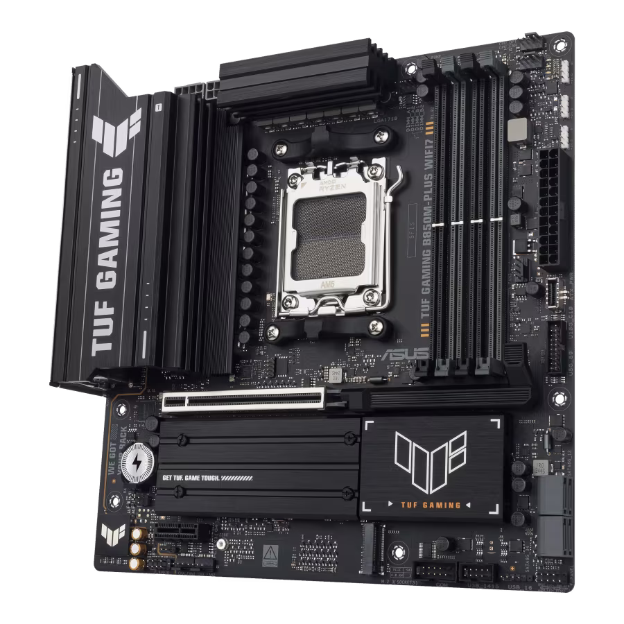 ASUS TUF Gaming B850M-PLUS WIFI7 AM5 DDR5 mATX Anakart - 1