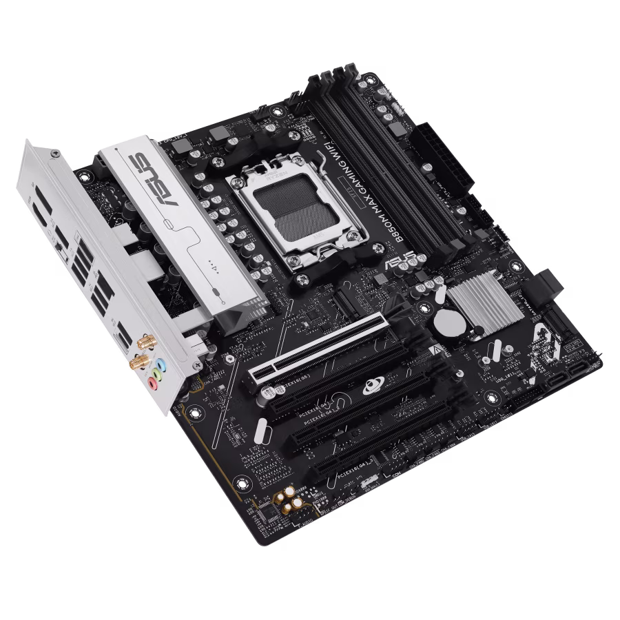 ASUS B850M MAX GAMING WIFI AM5 DDR5 mATX Anakart - 1