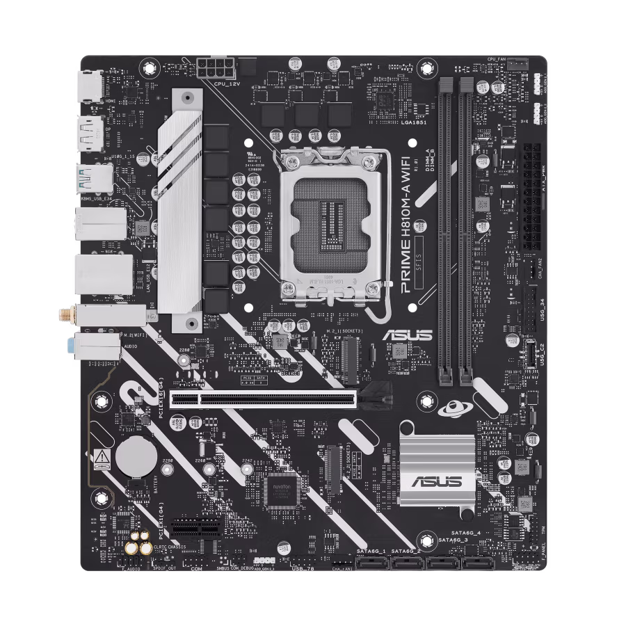 ASUS PRIME H810M-A WIFI LGA 1851 DDR5 mATX Anakart - 2
