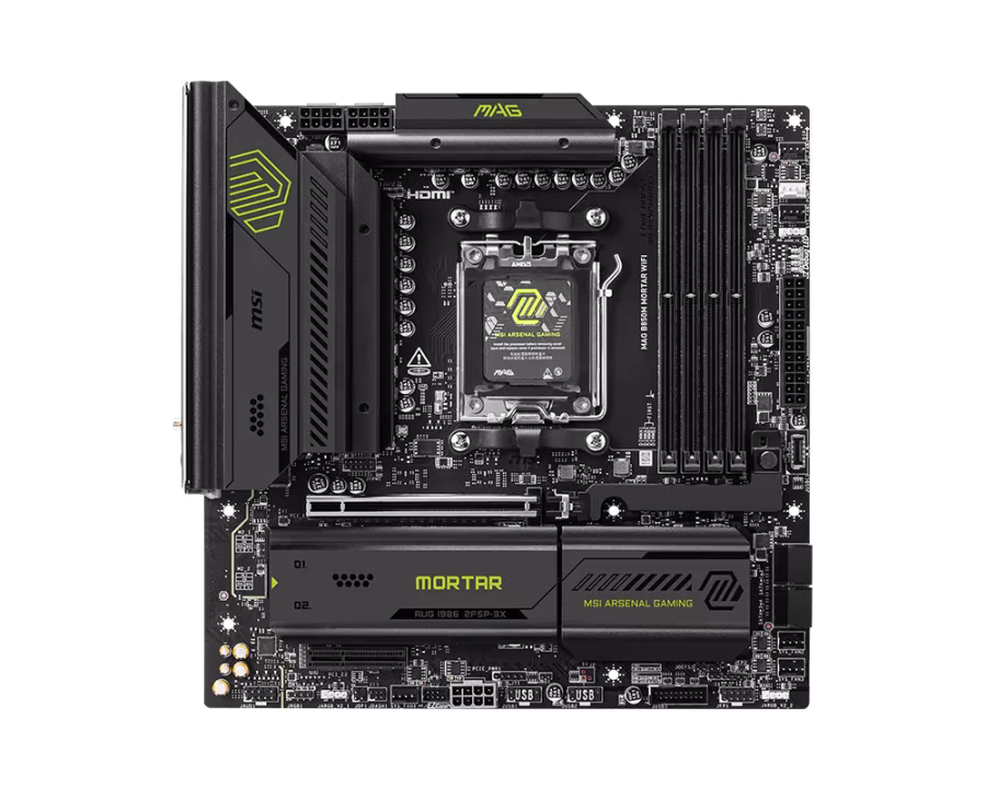 MSI MAG B850M MORTAR WIFI AM5 DDR5 mATX Anakart - 2