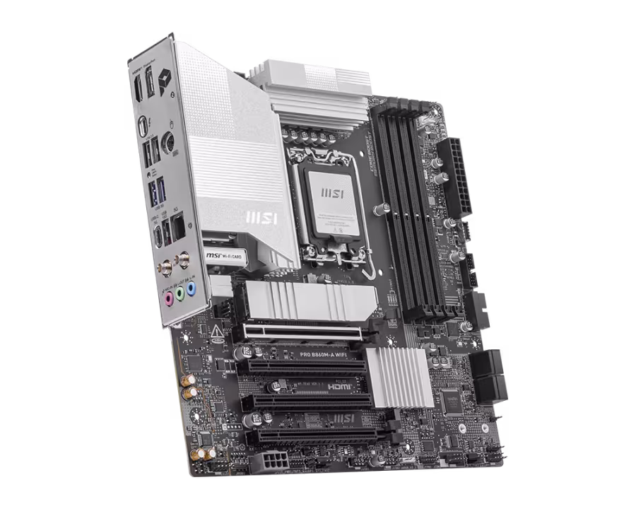 MSI PRO B860M-A WIFI LGA1851 DDR5 mATX Anakart - 3