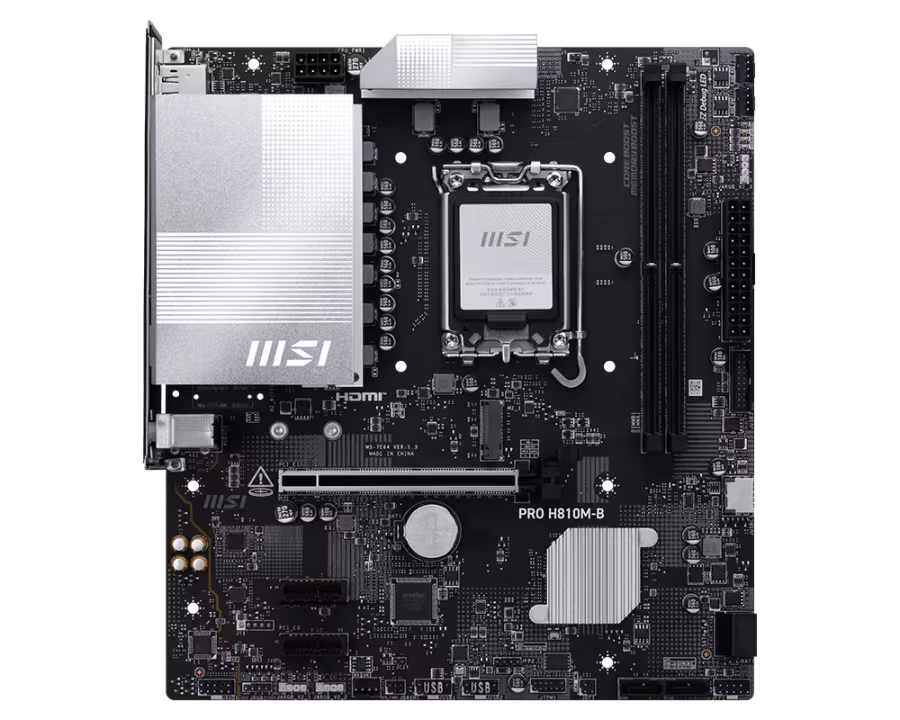 MSI PRO H810M-B LGA 1851 DDR5 mATX Anakart - 2