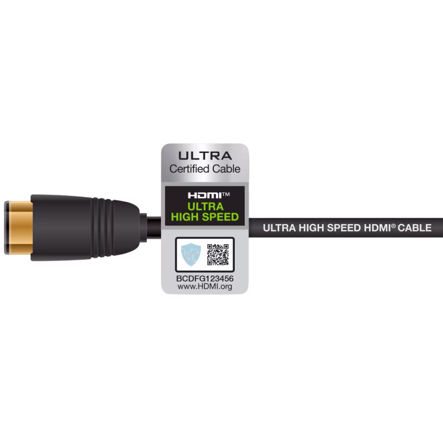 Paugge 7NA8K05PRO Ultra Certified HDMI 2.1 Örgülü Oyuncu Kablosu 0.5 Metre