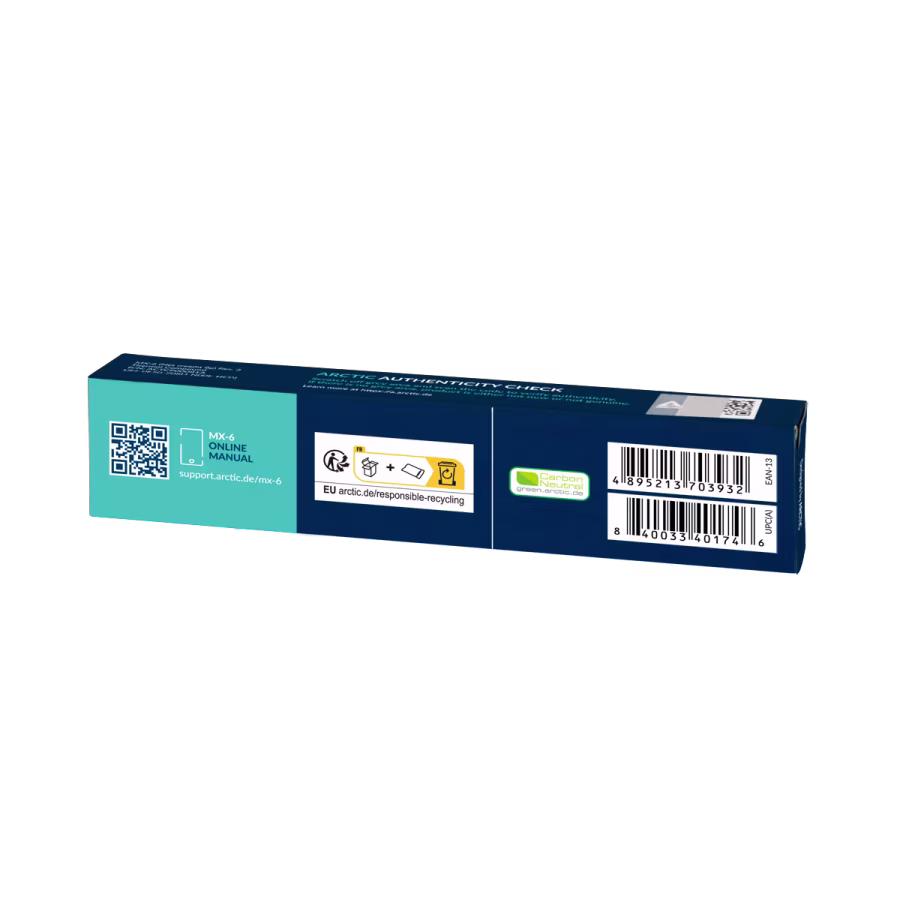 ARCTIC MX-6 Yüksek Performanslı Termal Macun 8 Gram - 1