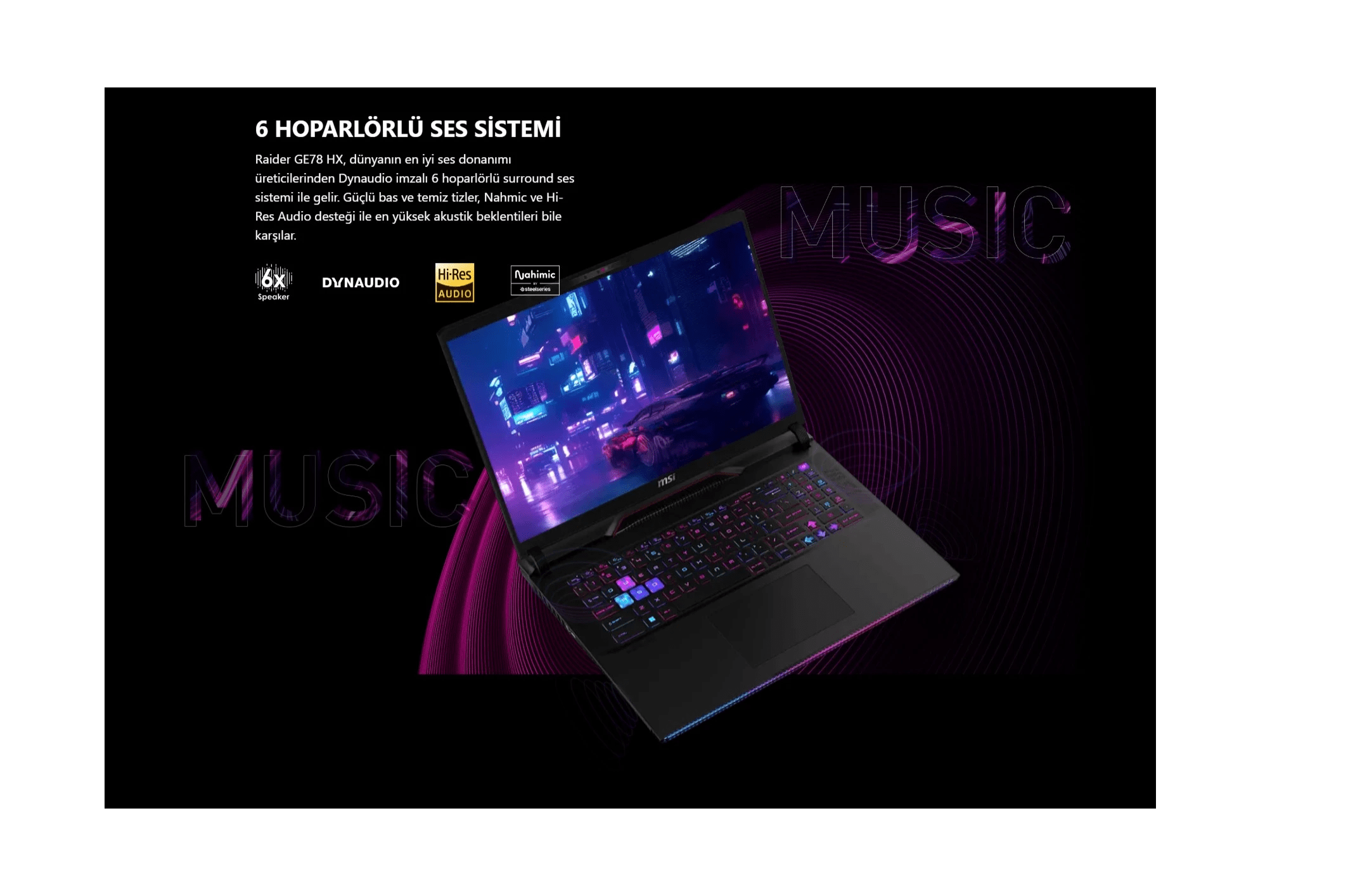 MSI Dynaudio 6 Hoparlörlü Ses Sistemi