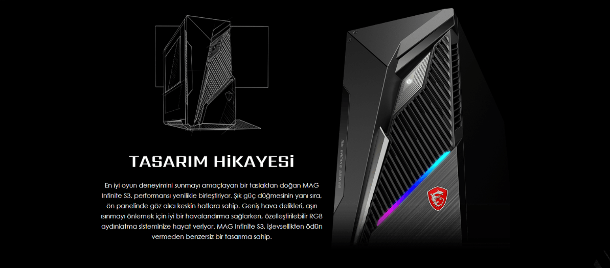 MSI MAG Arka Panel Çıkışları