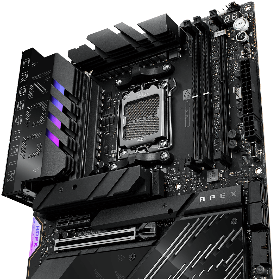 ROG Crosshair X870E Apex güç çözümü