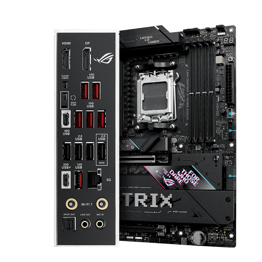 ROG Strix B850-E bağlantılar