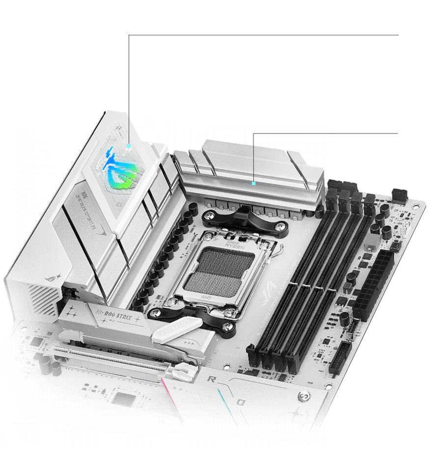 ROG Strix B850-A VRM soğutma