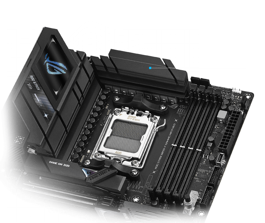 ROG Strix B850-F Neo VRM soğutma