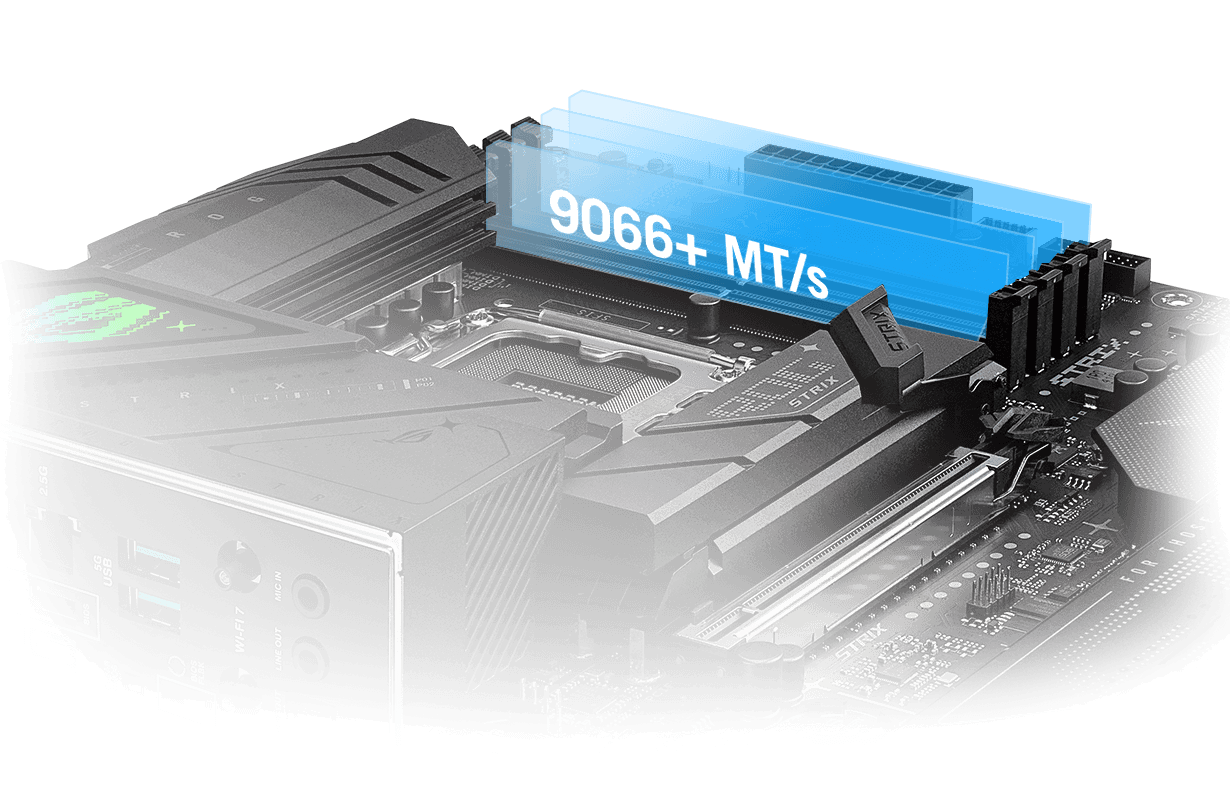 ROG Strix B860-F DDR5 9066+ MT/s