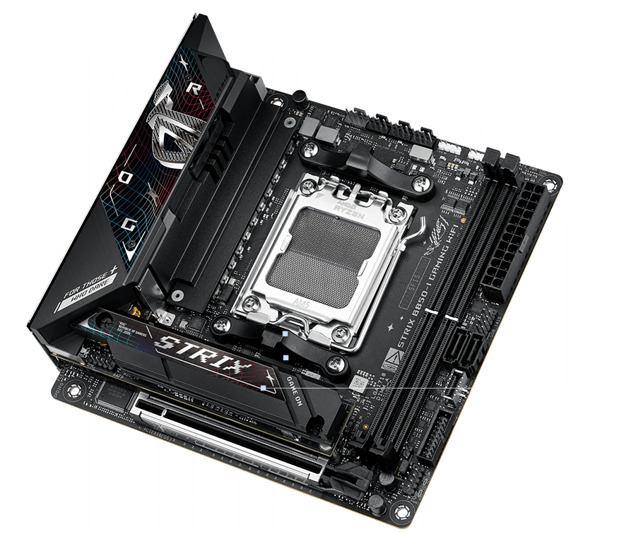 ROG Strix B850-I M.2 soğutma