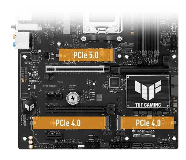 TUF B850-PLUS WIFI PCIe 5.0 ve M.2