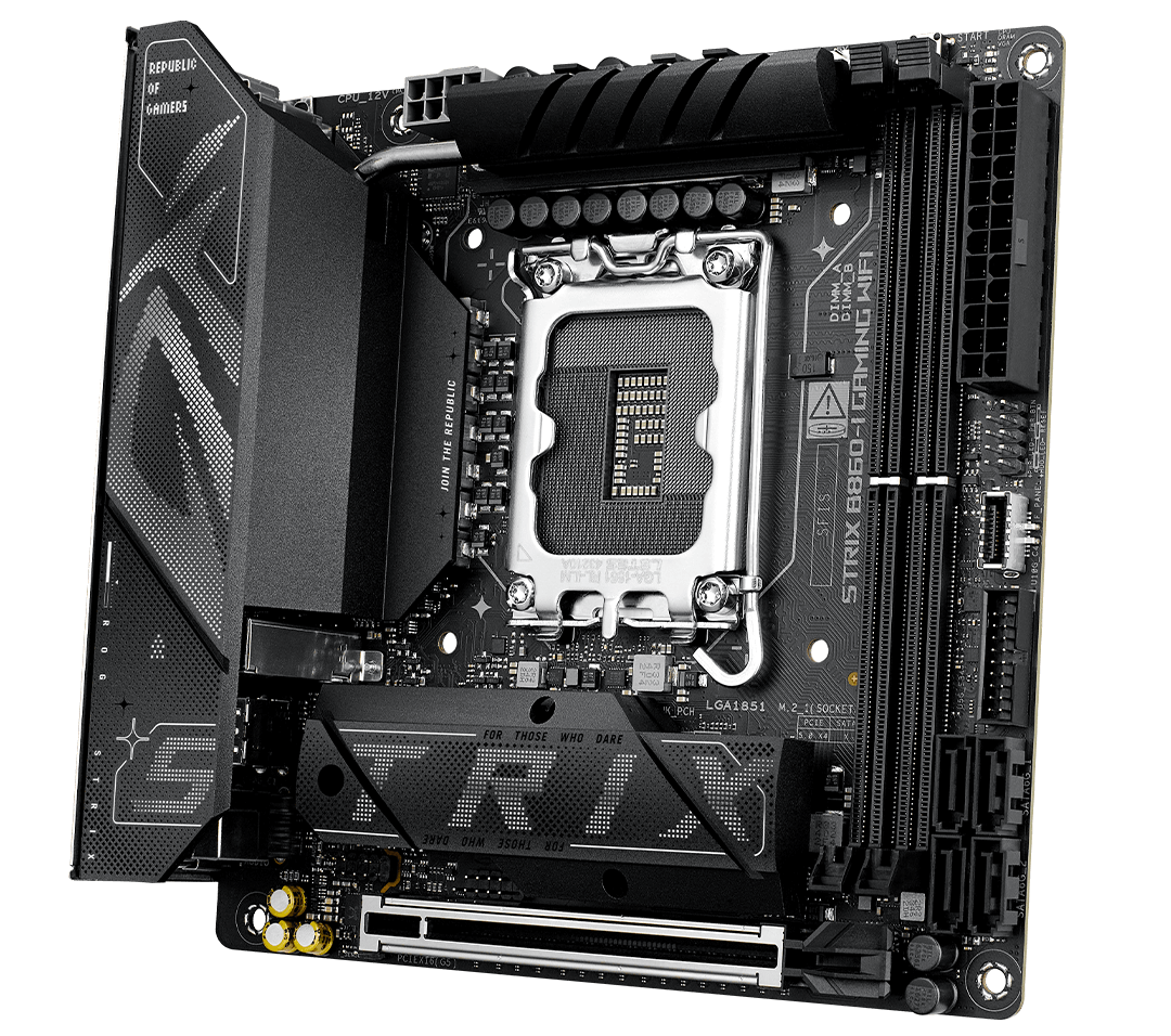ROG Strix B860-I güç tasarımı