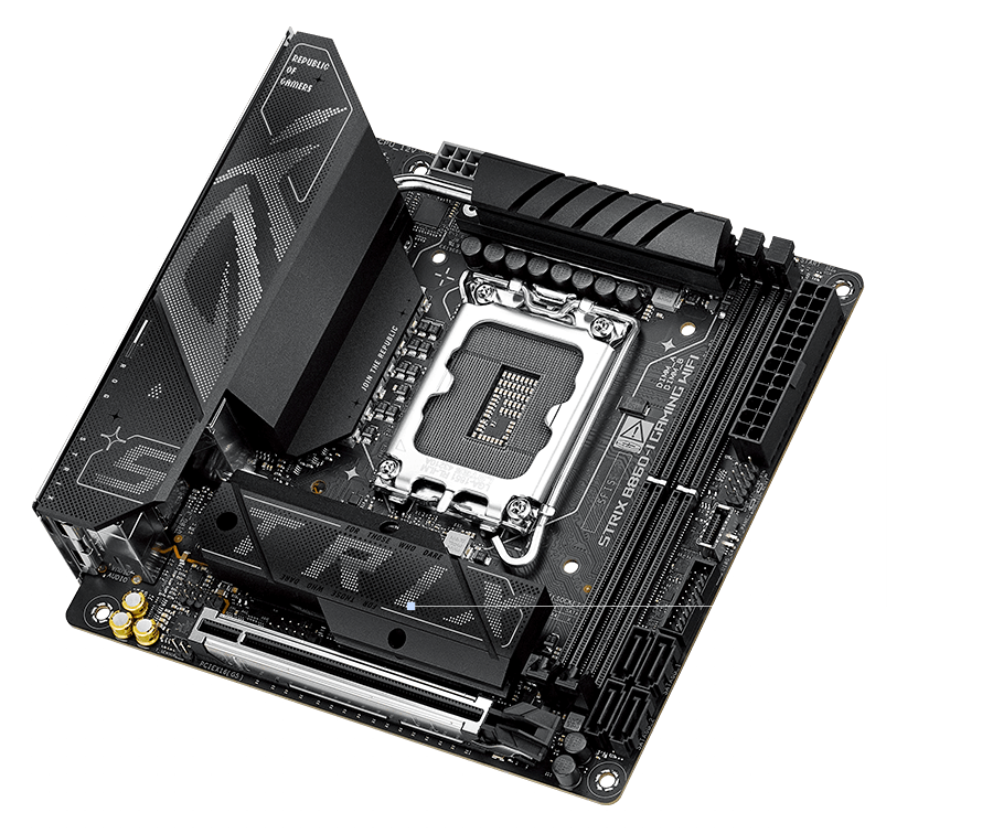 ROG Strix B860-I M.2 soğutma