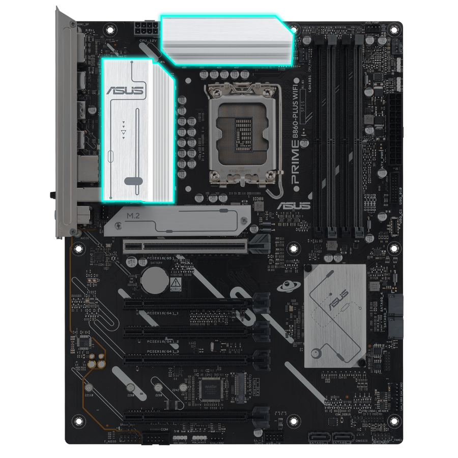 PRIME B860-PLUS WIFI PCIe ve depolama