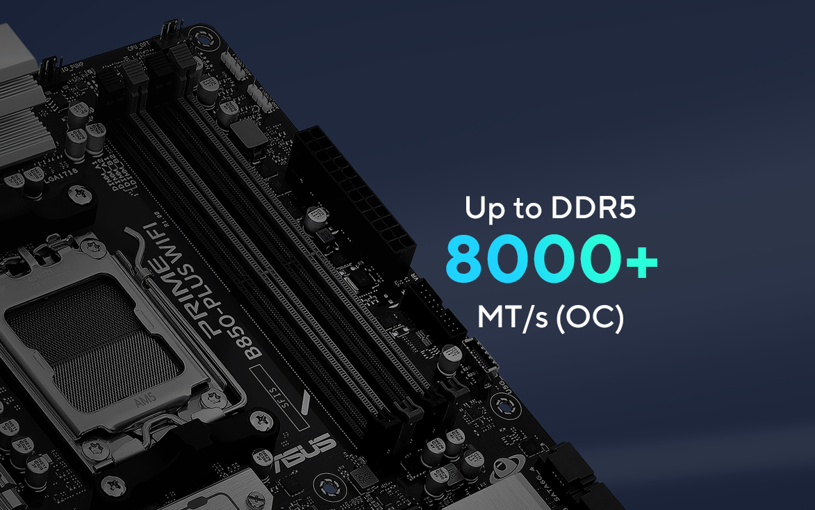 PRIME B850-PLUS WIFI DDR5 bellek