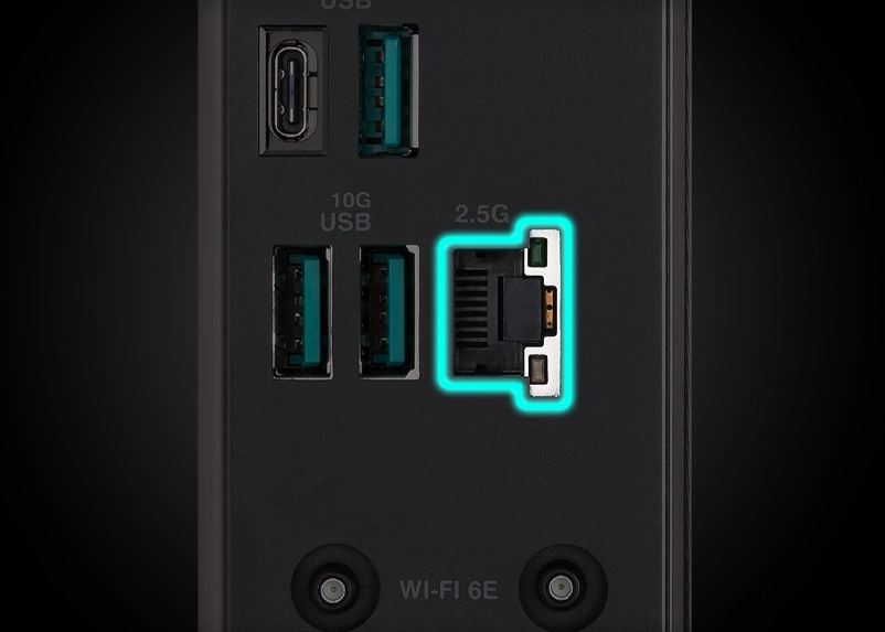 B850 MAX GAMING WIFI Wi-Fi 6E ve 2.5G