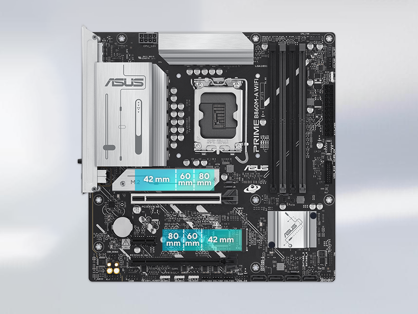 PRIME B860M-A WIFI M.2 ve PCIe
