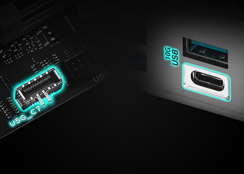 B850M MAX GAMING WIFI USB 10Gbps