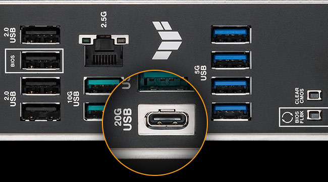 TUF B850M-PLUS II USB 20Gbps