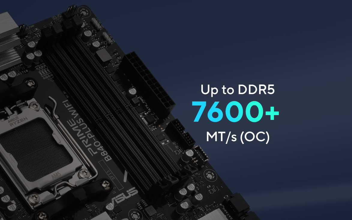 PRIME B840-PLUS WIFI DDR5 bellek
