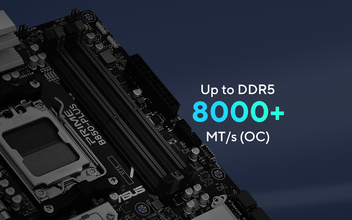 PRIME B850-PLUS CSM DDR5 bellek