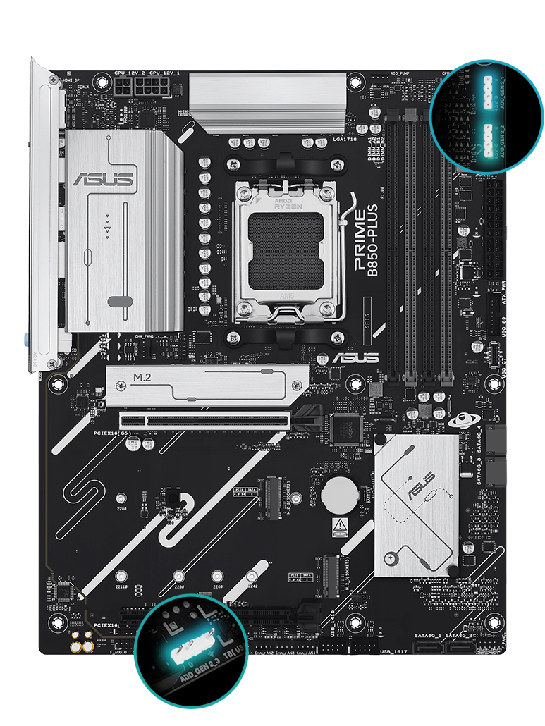 PRIME B850-PLUS CSM Aura Sync