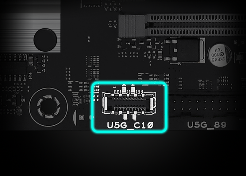 PRIME B850M-A CSM ön USB Type-C