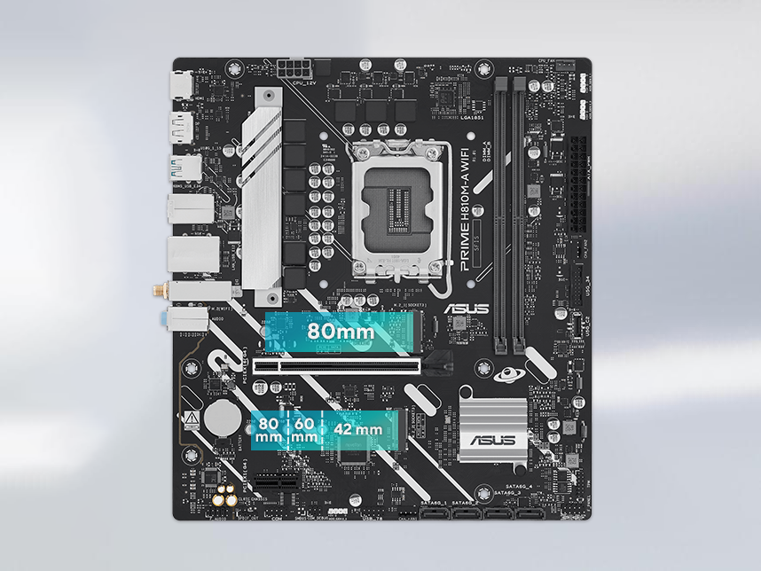 PRIME H810M-A WIFI M.2 yuvaları