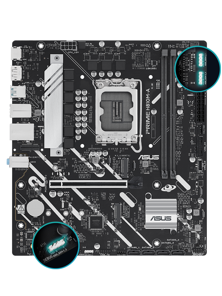 PRIME H810M-A CSM Aura Sync