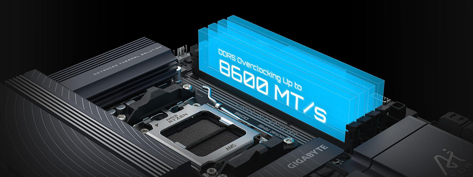 B850 AI TOP DDR5 bellek desteği