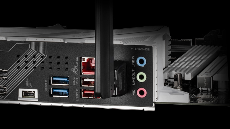 B860 GAMING X WIFI6E USB4 ve Wi-Fi