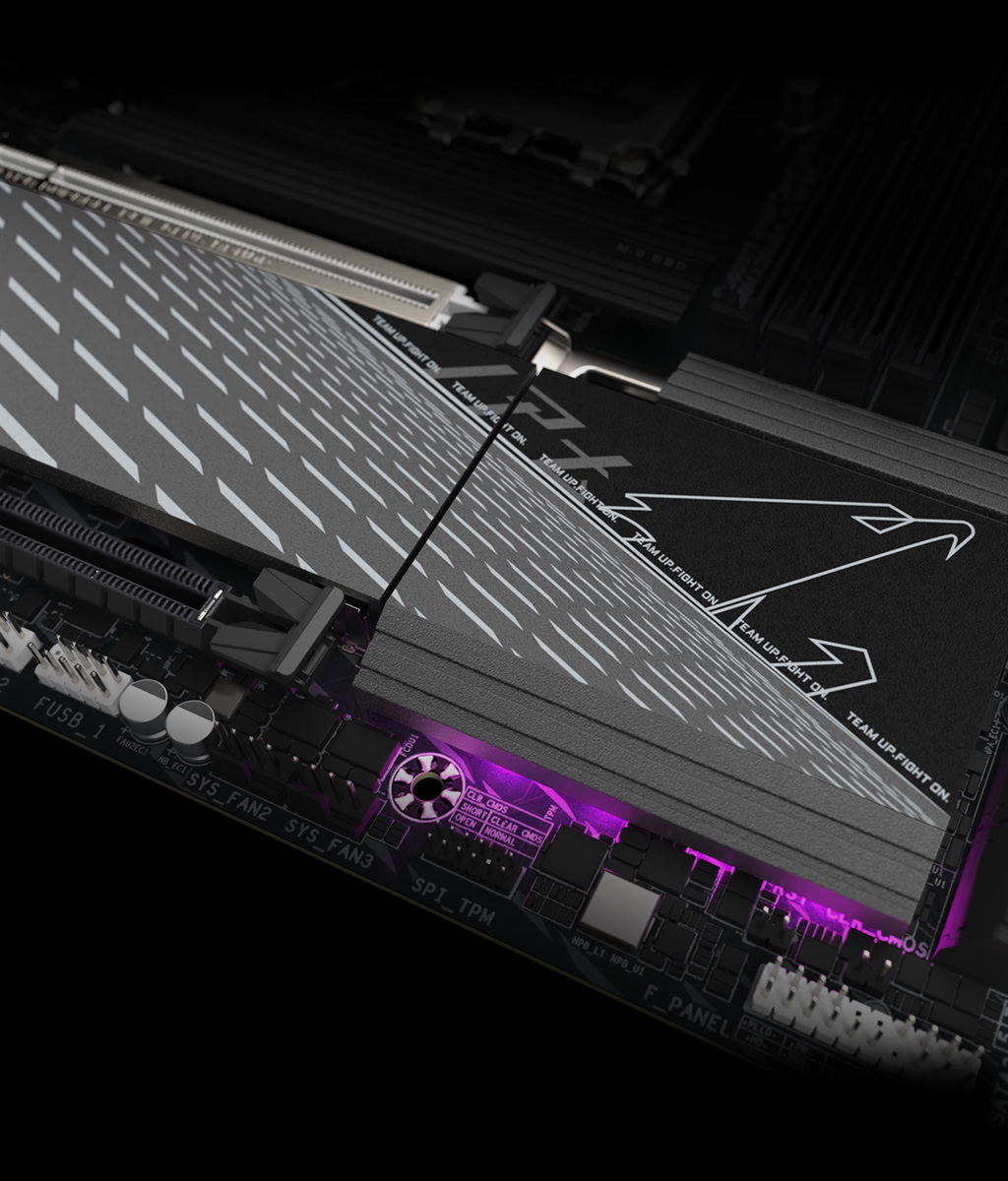 B860M AORUS ELITE WIFI6E M.2 soğutma