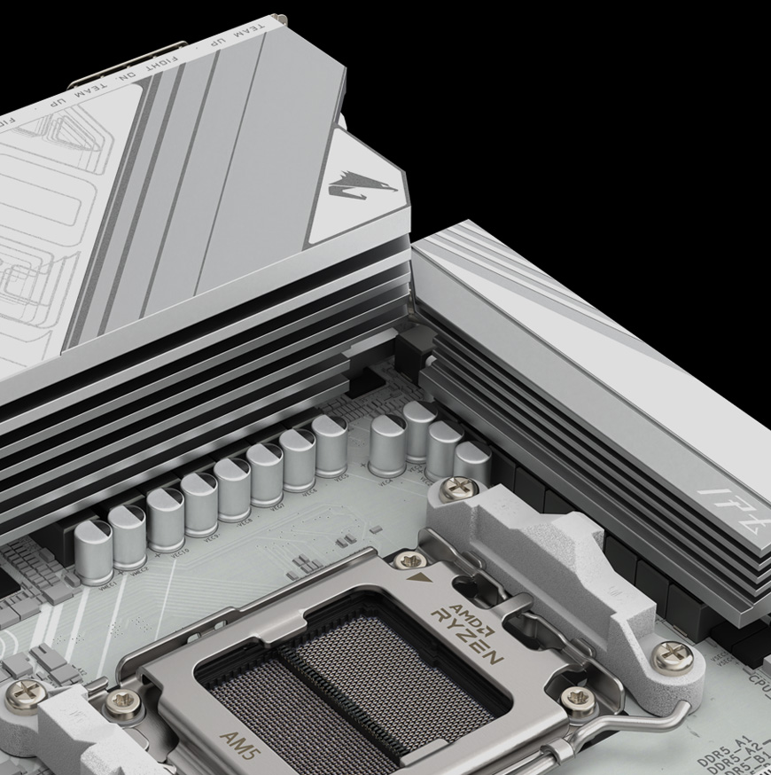 B850M AORUS ELITE WIFI6E ICE VRM