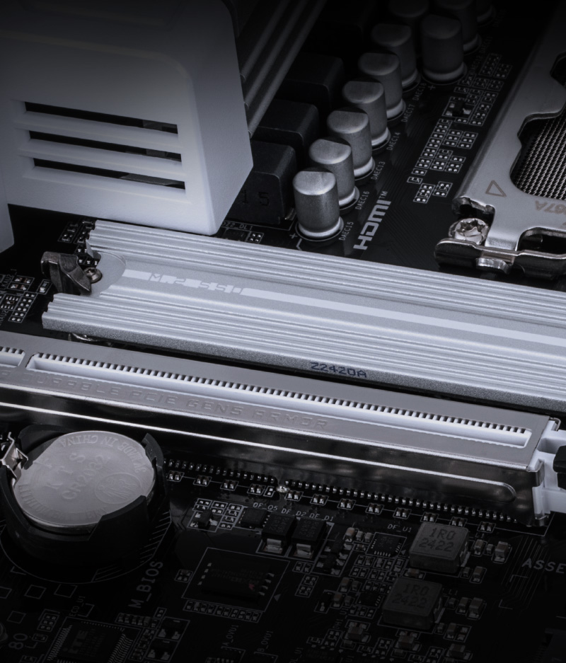 B860M GAMING X WIFI6E PCIe Gen5