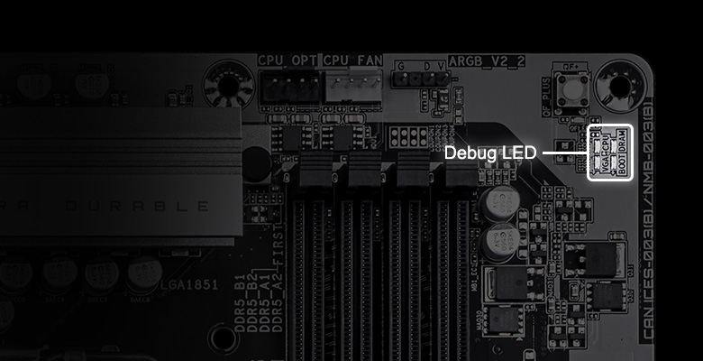 B860 DS3H Debug LED