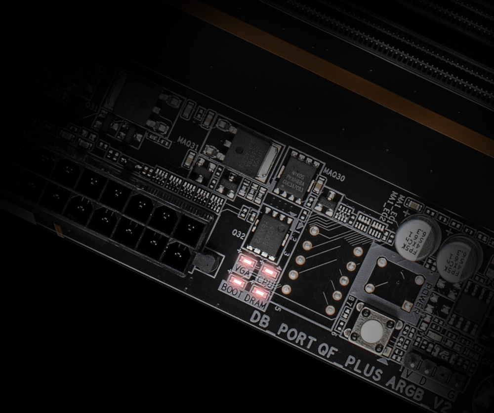 B850M FORCE Debug LED