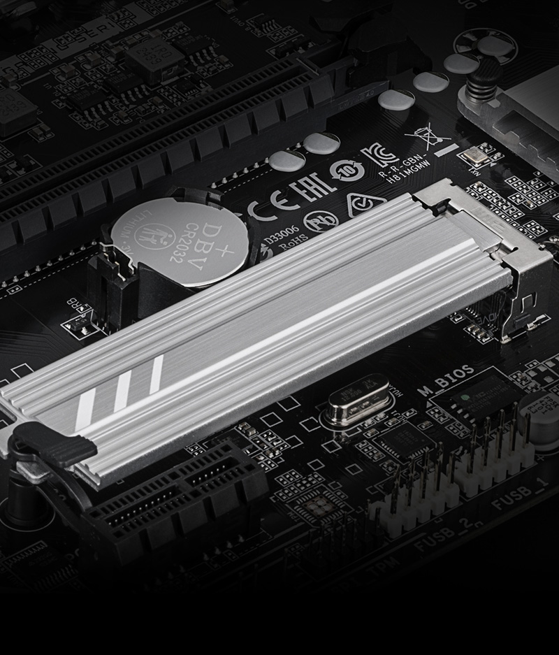 H810M GAMING WIFI6 M.2 Thermal Guard