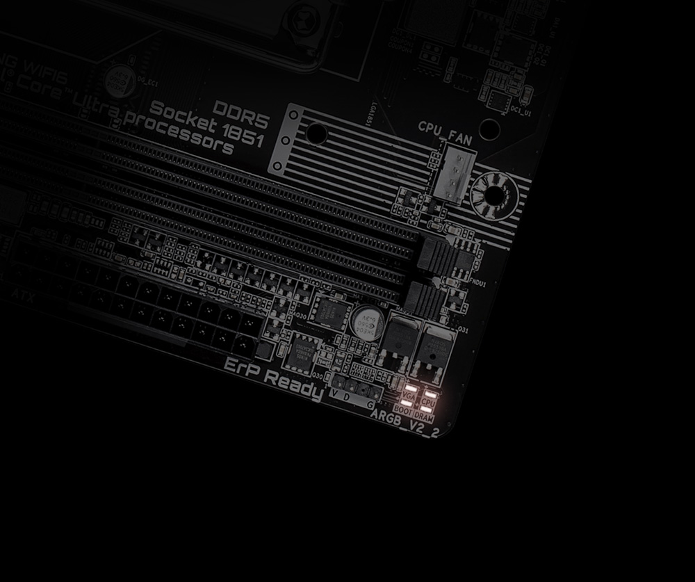 H810M GAMING WIFI6 Debug LED