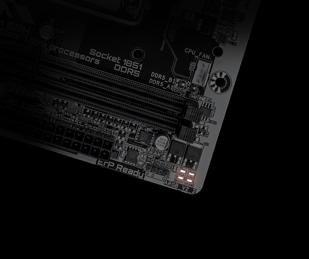 H810M S2H Debug LED