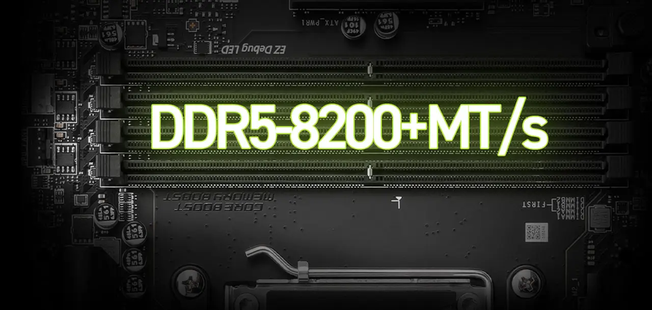 MAG B850M MORTAR WIFI DDR5 8200 Memory Boost