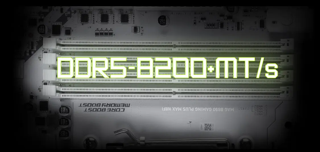 MAG B850 GAMING PLUS MAX WIFI DDR5 8200