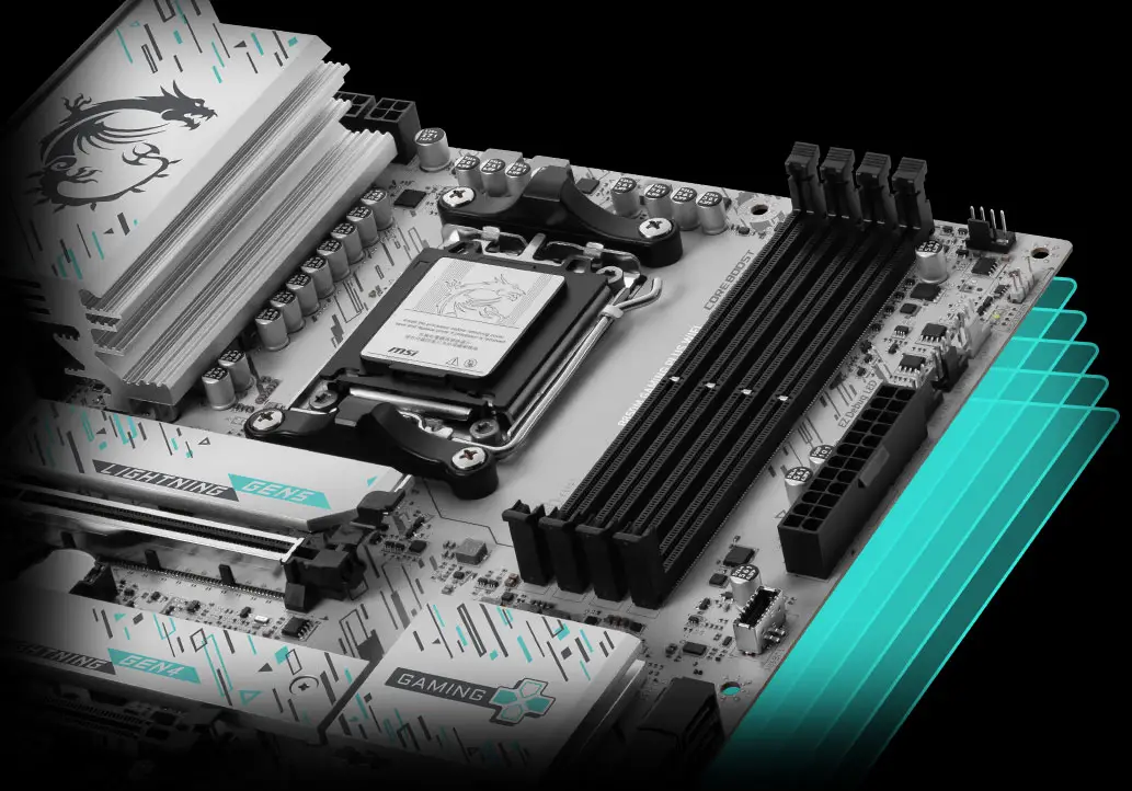 B850M GAMING PLUS WIFI 6 katmanlı PCB