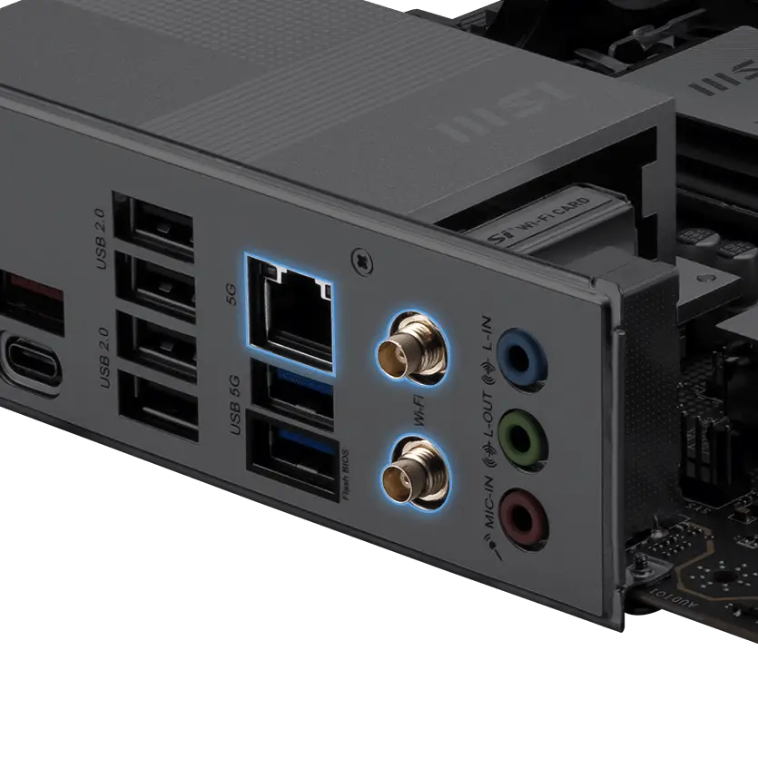 PRO B850M-P WIFI 5G LAN ve Wi-Fi 7