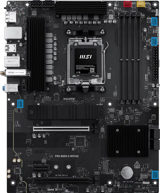 PRO B850-S WIFI6E Frozr soğutma ve fan header’ları