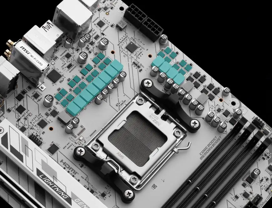 B850 GAMING PLUS WIFI6E 12+2+1 VRM güç tasarımı